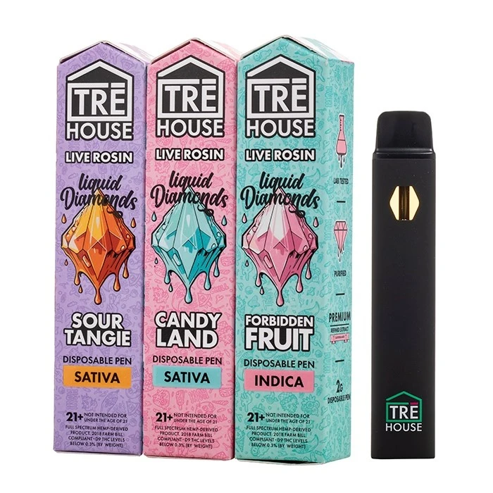 TRĒ House Live Rosin Liquid Diamonds Disposable (2g) TRĒ House Live Rosin Liquid Diamonds Disposable (2g)