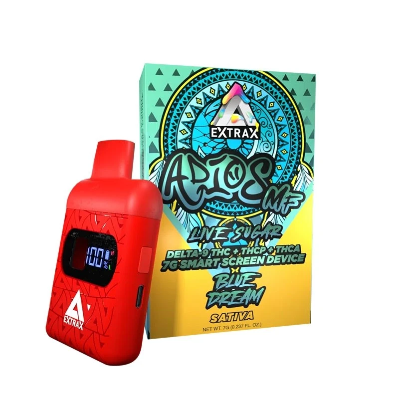 Delta Extrax THCA + Delta 9 Adios MF Live Sugar Disposable (7g)