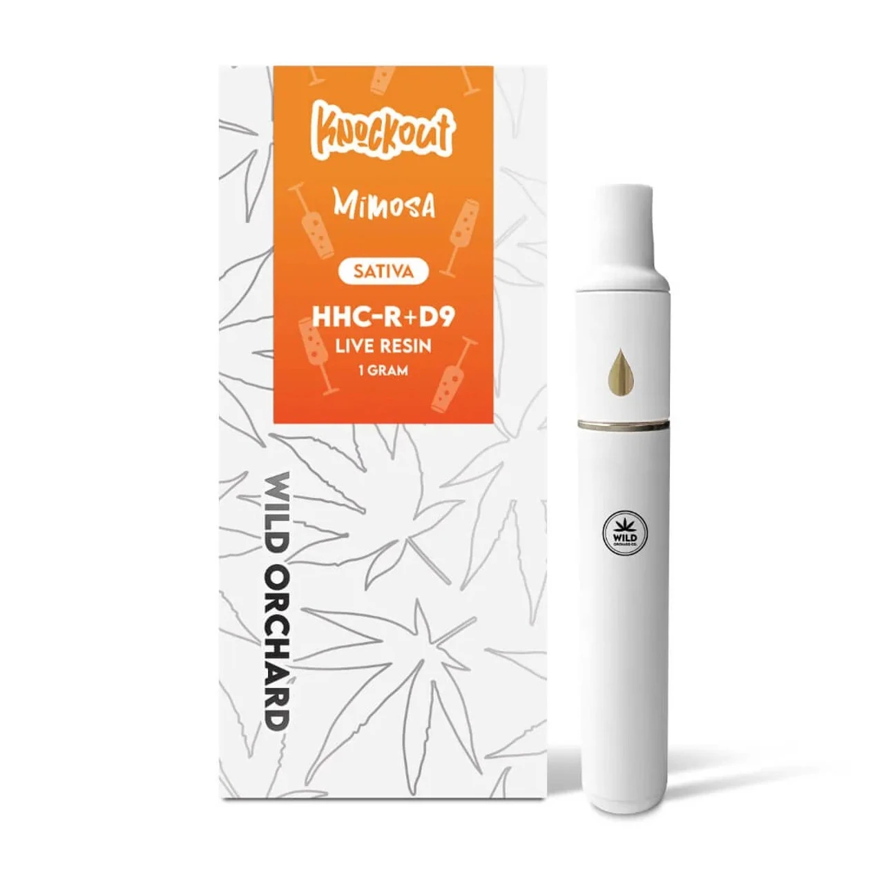 Wild Orchard Hemp Knockout HHC-R Live Resin Disposable (1g) Wild Orchard Hemp Knockout HHC-R Live Resin Disposable (1g)